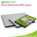 Plaque en MDF suspendue par sublimation avec cadre